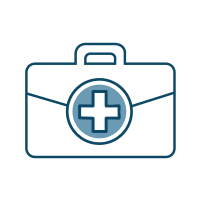 medical briefcase icon