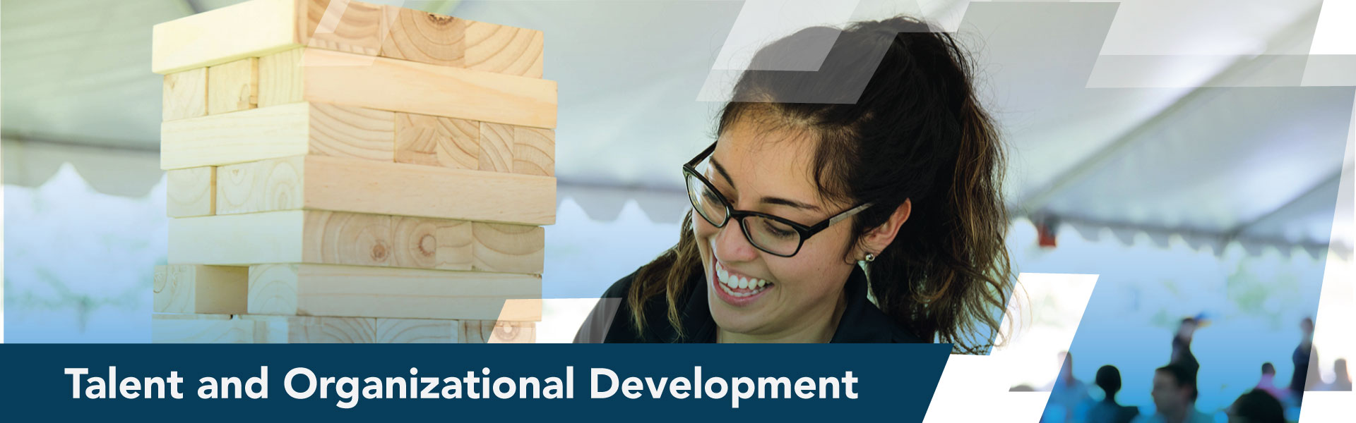 Girl playing with building blocks