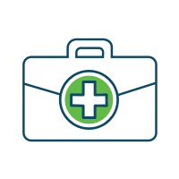 medical briefcase icon