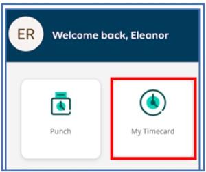 TRS_My Timecard button 