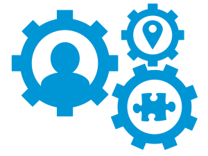 gears with icons inside