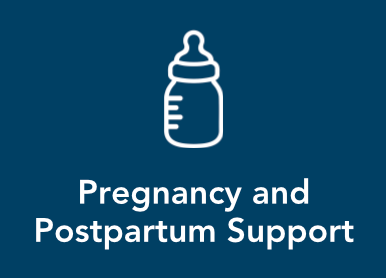 Blue box with person in yoga position. Text says Emotional Health